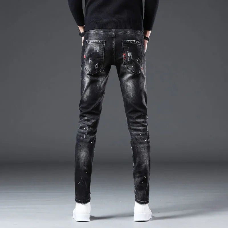 Men's Korean-style Trendy Slim Fit Skinny Pants chicpolly
