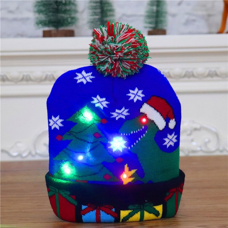 Christmas LED Hat Light Knitted Hat chicpolly