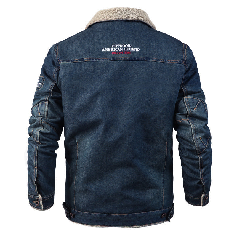 Denim jacket men chicpolly