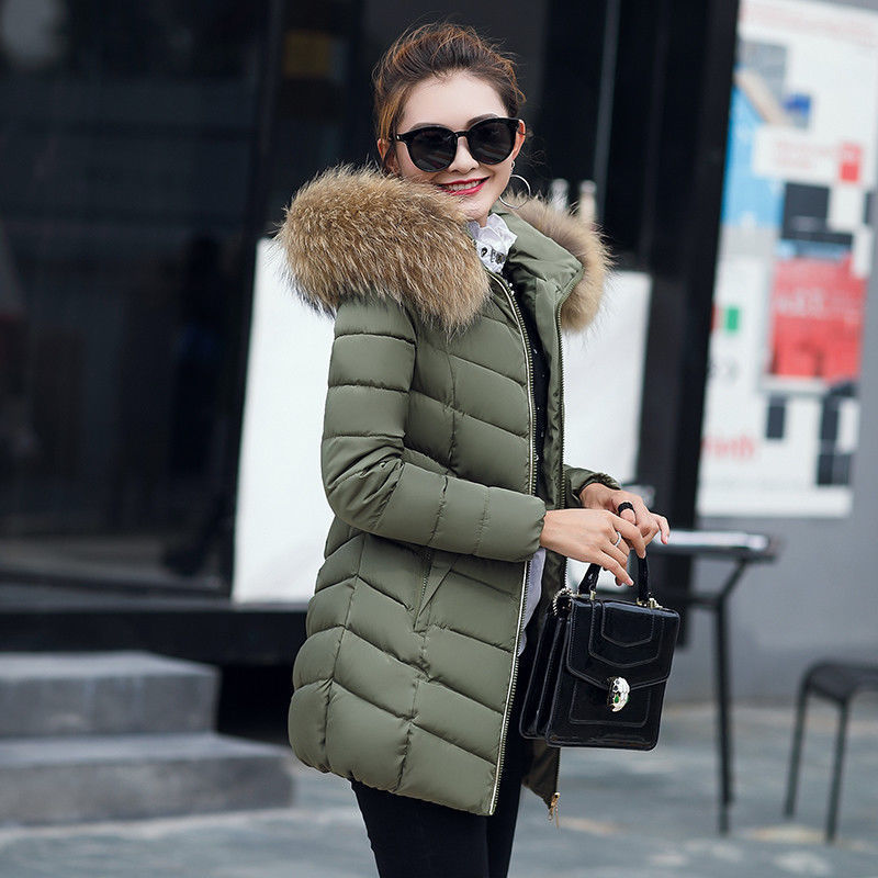 Winter jacket women fashion slim long cotton-padded Hooded jacket parka female wadded jacket outerwear winter coat women chicpolly
