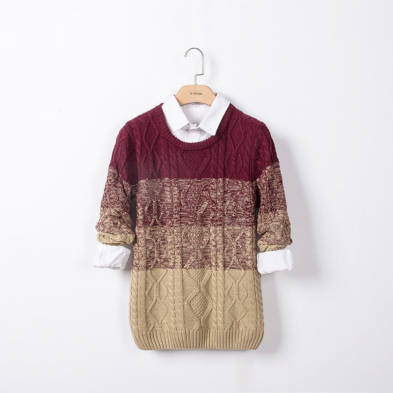 Gradient sweater men chicpolly