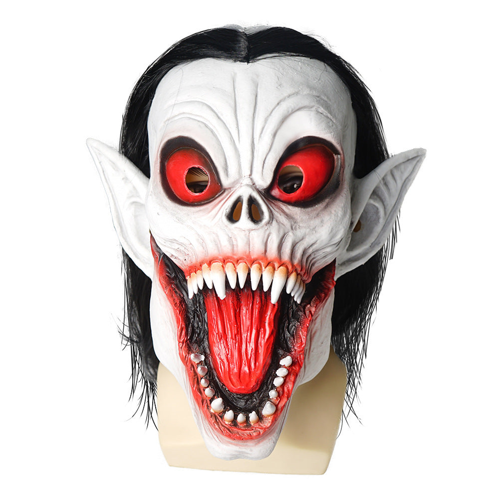 Vampire Morbias Mask Halloween Scary Play Latex Mask chicpolly