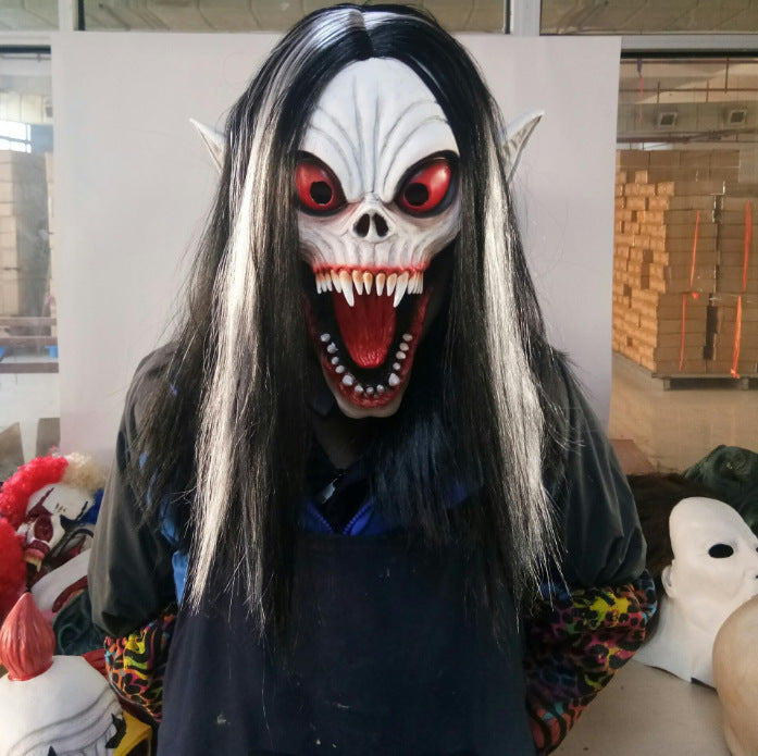 Vampire Morbias Mask Halloween Scary Play Latex Mask chicpolly