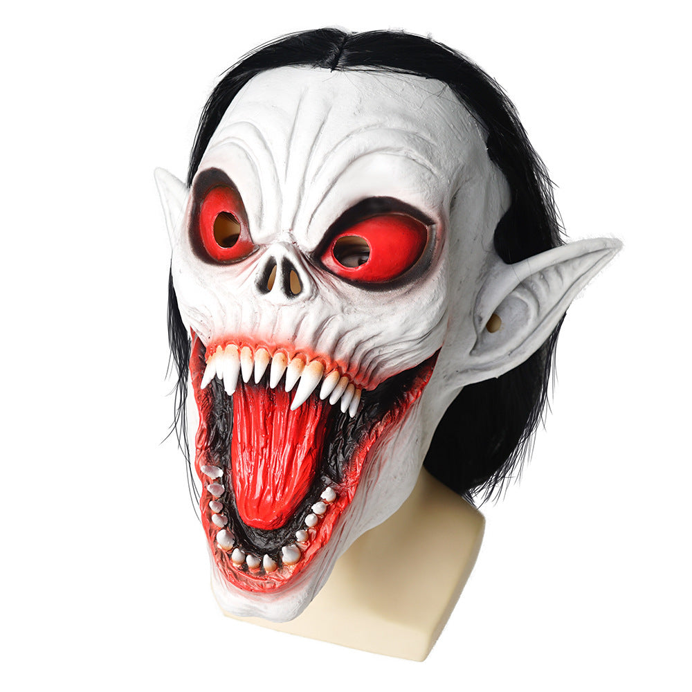 Vampire Morbias Mask Halloween Scary Play Latex Mask chicpolly