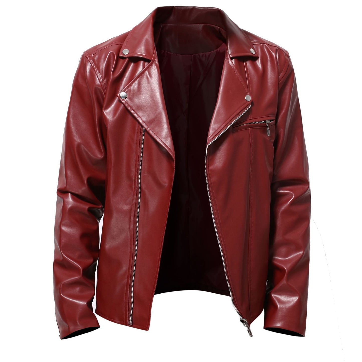 Men's Leather Clothing Trend Spring And Autumn New Leather Jackets chicpolly