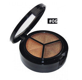 Mirror with brush eye shadow and makeup. chicpolly