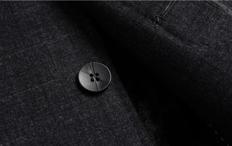 Middle Aged And Elderly Wool Overcoat Men Warm My Store