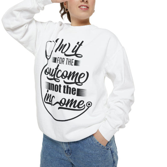 European And American Letter Printing Round-neck Sweater chicpolly