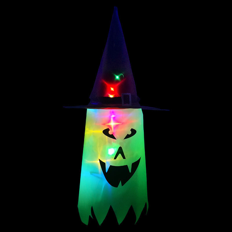 Halloween Holiday Decoration Lanterns Cloth Art Ghost Halloween String Lights chicpolly