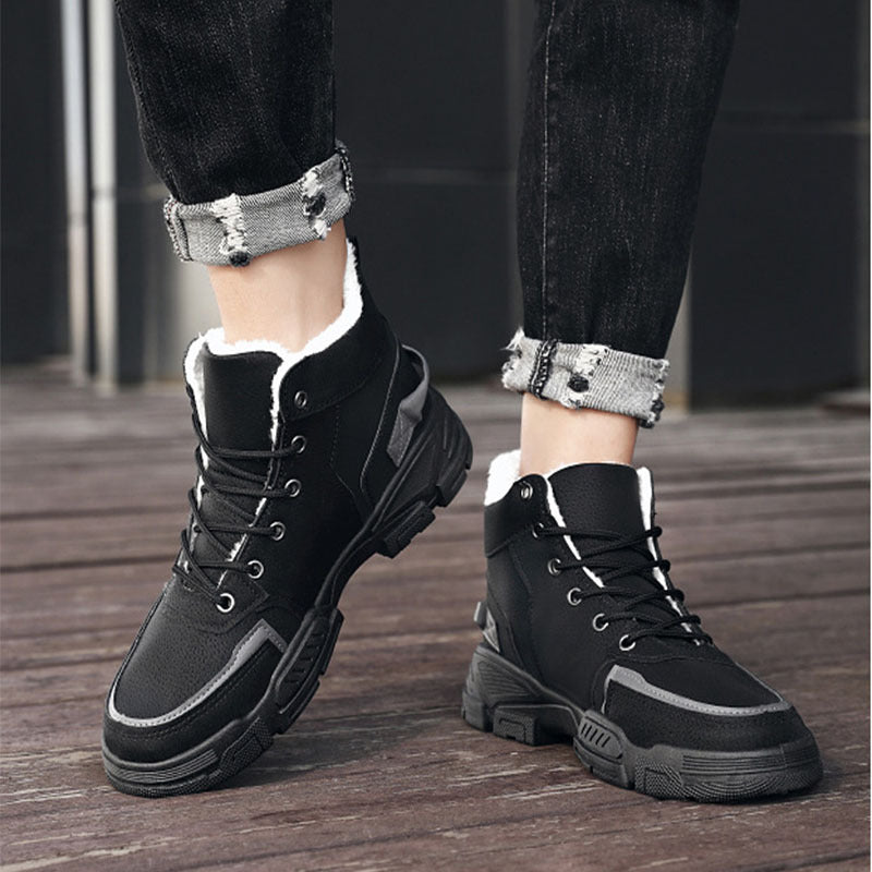 Casual Trendy High-top Boots chicpolly