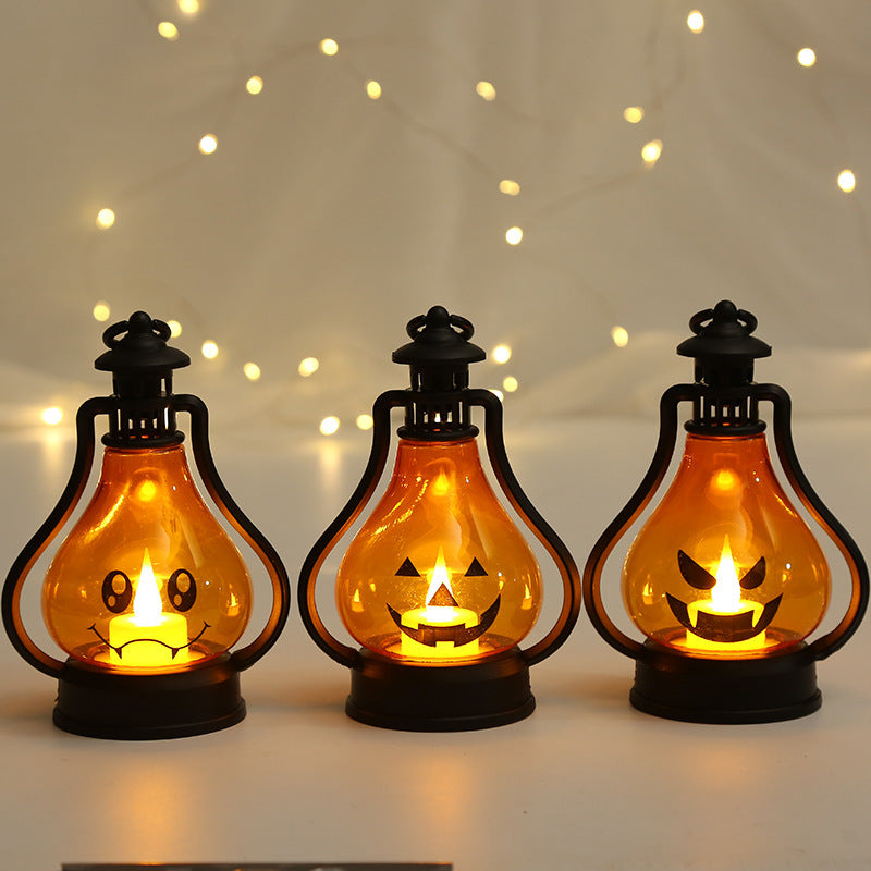 Halloween Decoration Led Electronic Candle Pumpkin-shaped Lights chicpolly