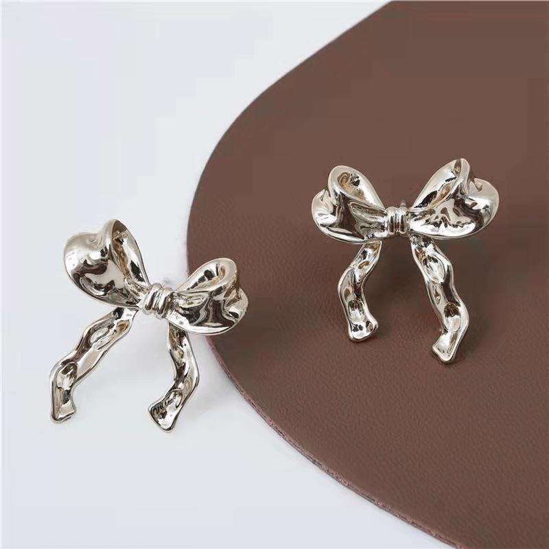 Bow Earrings Simple Fashionable And Versatile chicpolly