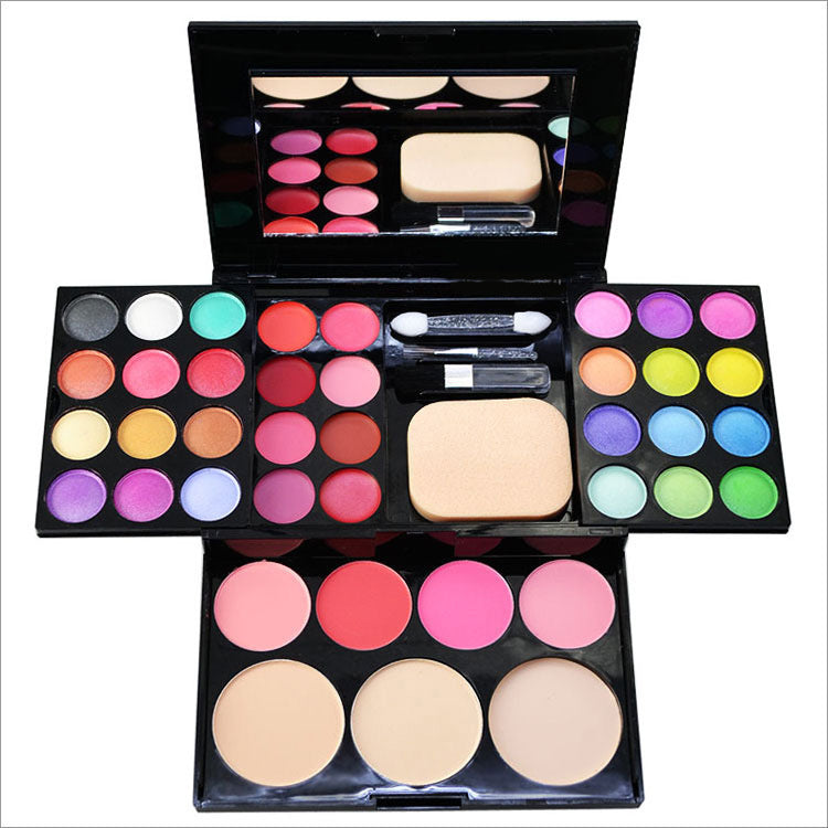 Makeup Box 24 Eyeshadow 8 Lipstick 4 Blush 3 Powder 39 Color Makeup Disc Combination Makeup Tray chicpolly