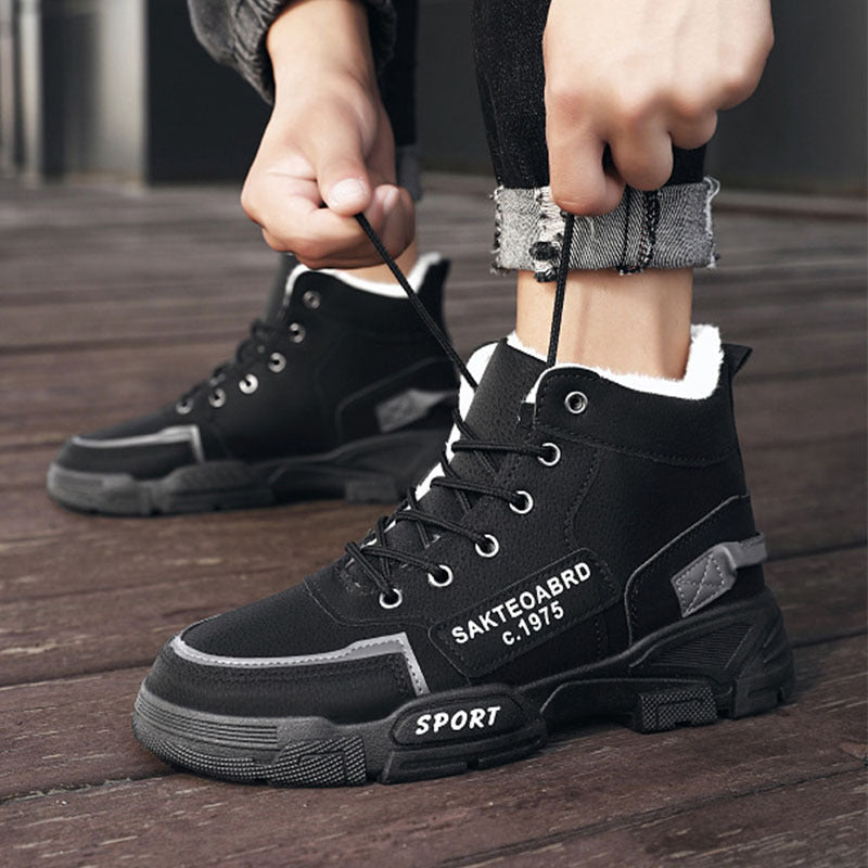 Casual Trendy High-top Boots chicpolly
