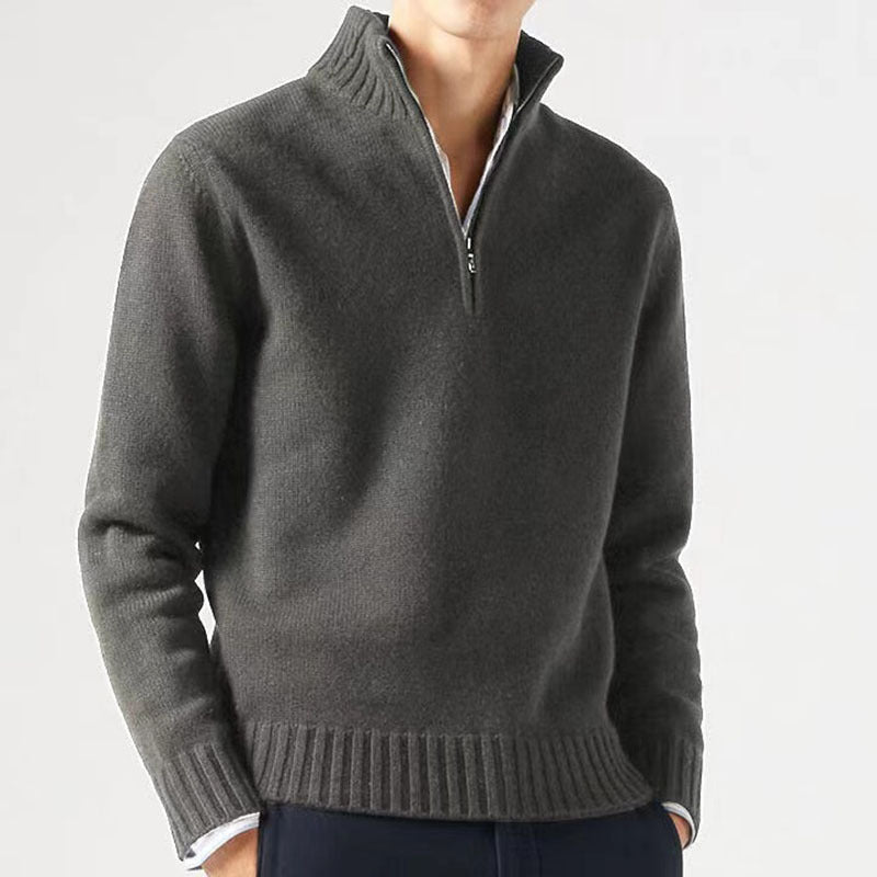 Autumn And Winter Men's Thickened Thermal Sweater chicpolly