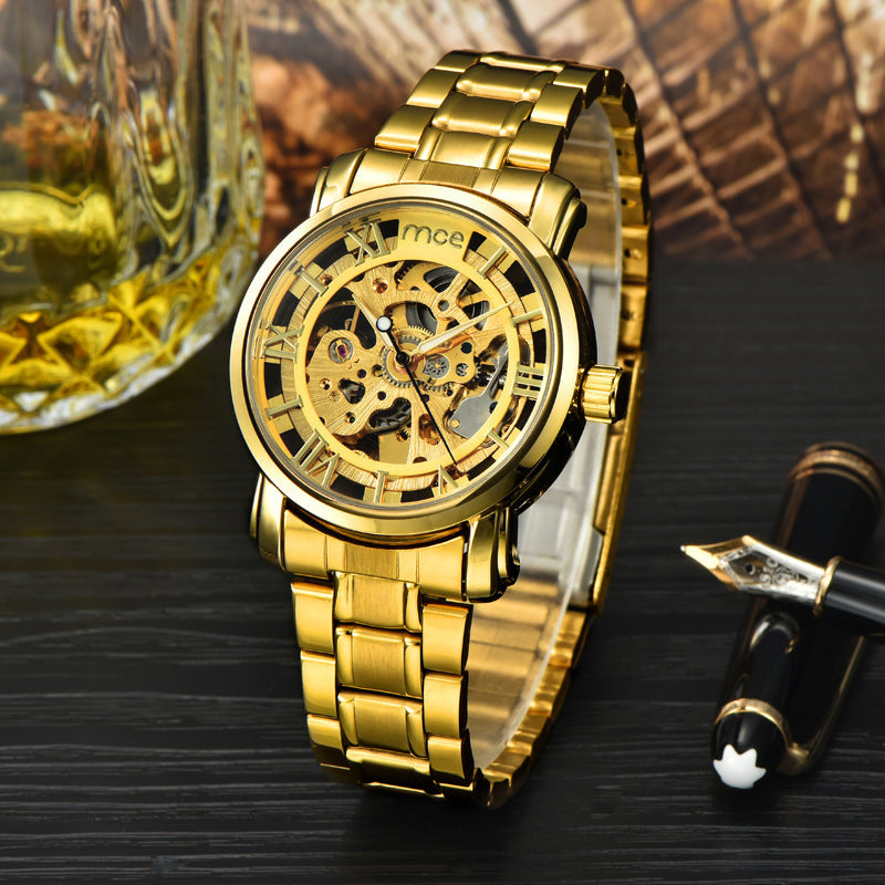 Foreign Trade Watches Mechanical Watches Men Burst Aliexpress Selling Men Mechanical Watches chicpolly