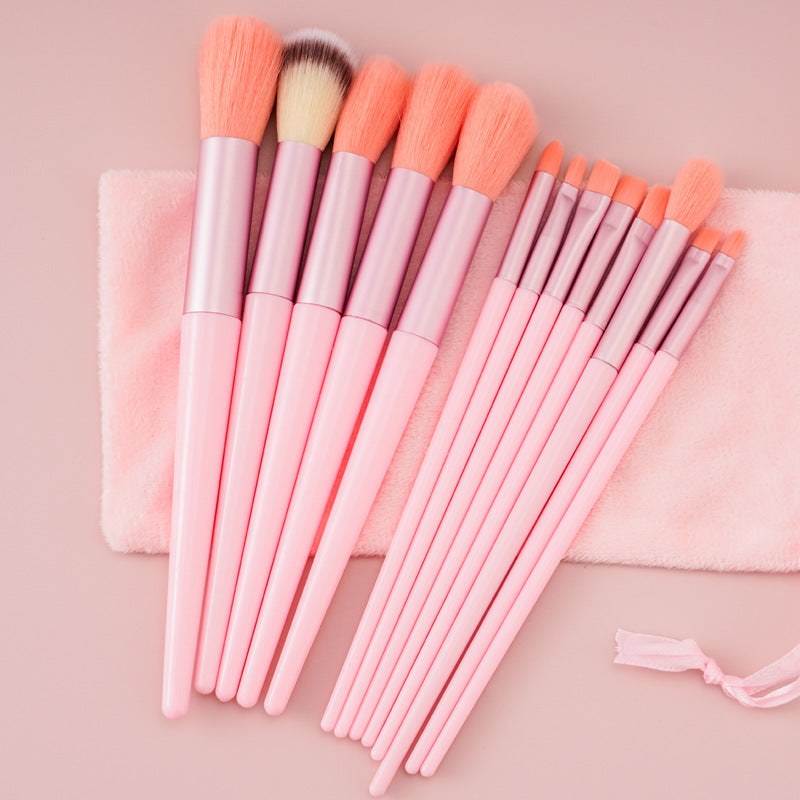 13Pcs Makeup Brush Set Make Up Concealer Brush Blush Powder Brush Eye Shadow Highlighter Foundation Brush Cosmetic Beauty Tools chicpolly