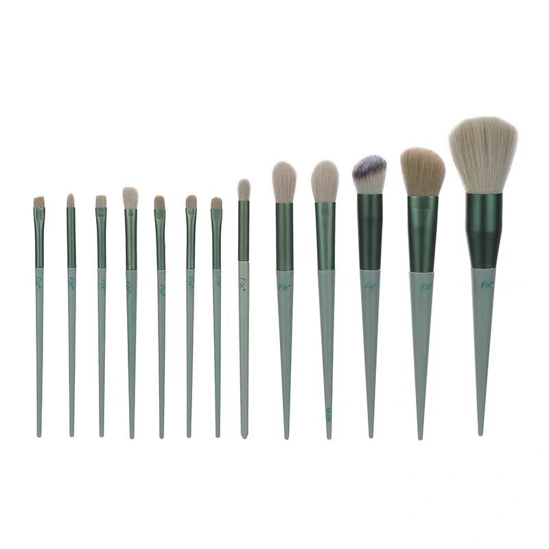 13Pcs Makeup Brush Set Make Up Concealer Brush Blush Powder Brush Eye Shadow Highlighter Foundation Brush Cosmetic Beauty Tools chicpolly