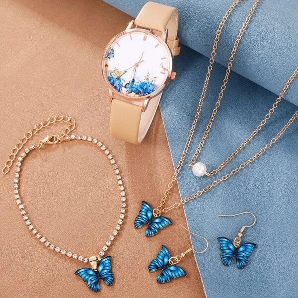 Fashion Butterfly Women's Belt Watch chicpolly