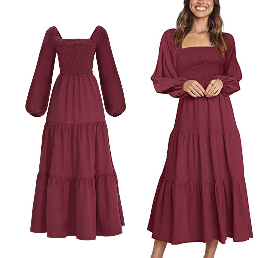 Medieval Retro Idyllic Dress Women chicpolly