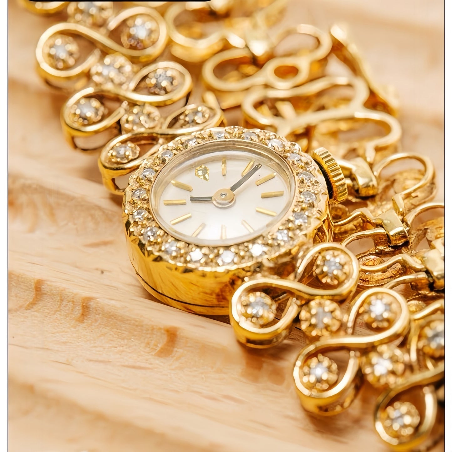 Antique Luxury Diamond Quartz Women's Watch chicpolly