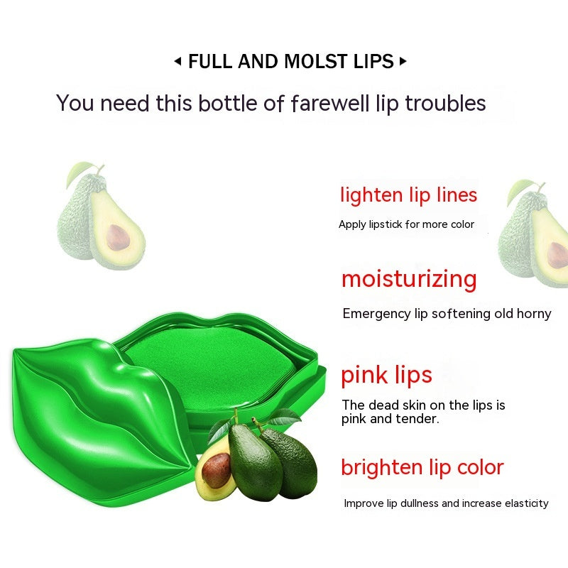Avocado Lip Mask Collagen Moisturizing chicpolly