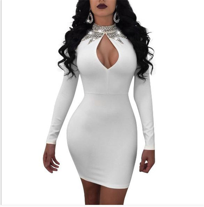 Women's Long Sleeve Dress Club Bar Sexy Dress Women chicpolly
