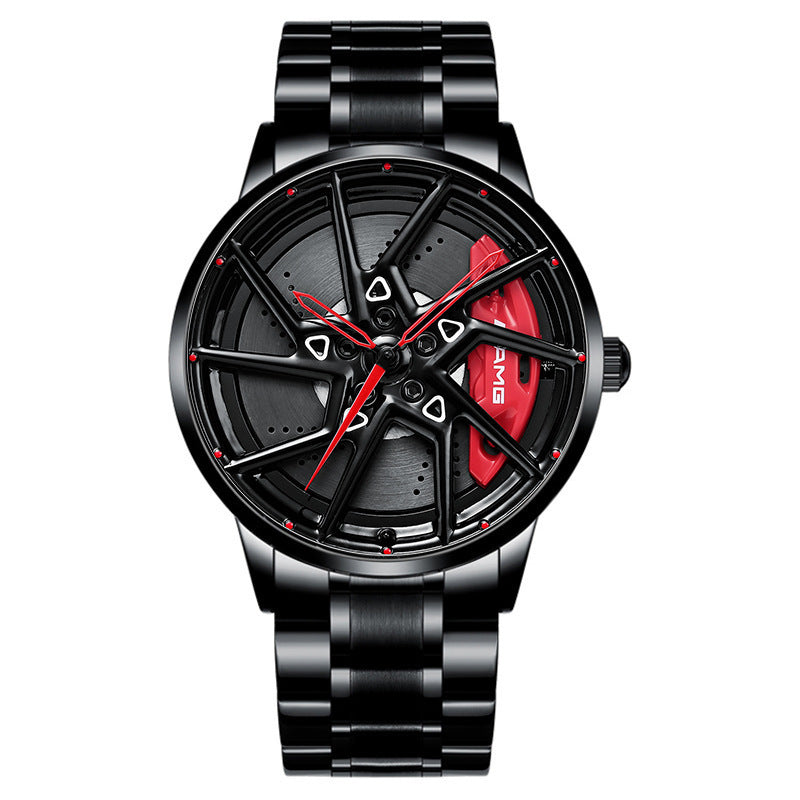 Hub Stereo Caliper Skeleton Dial Watch chicpolly