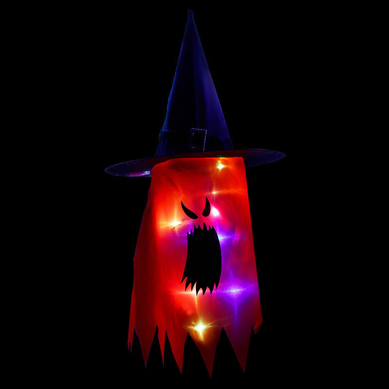 Halloween Holiday Decoration Lanterns Cloth Art Ghost Halloween String Lights chicpolly