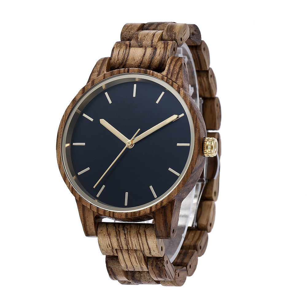 Vintage Casual Wood Watch Fashion chicpolly