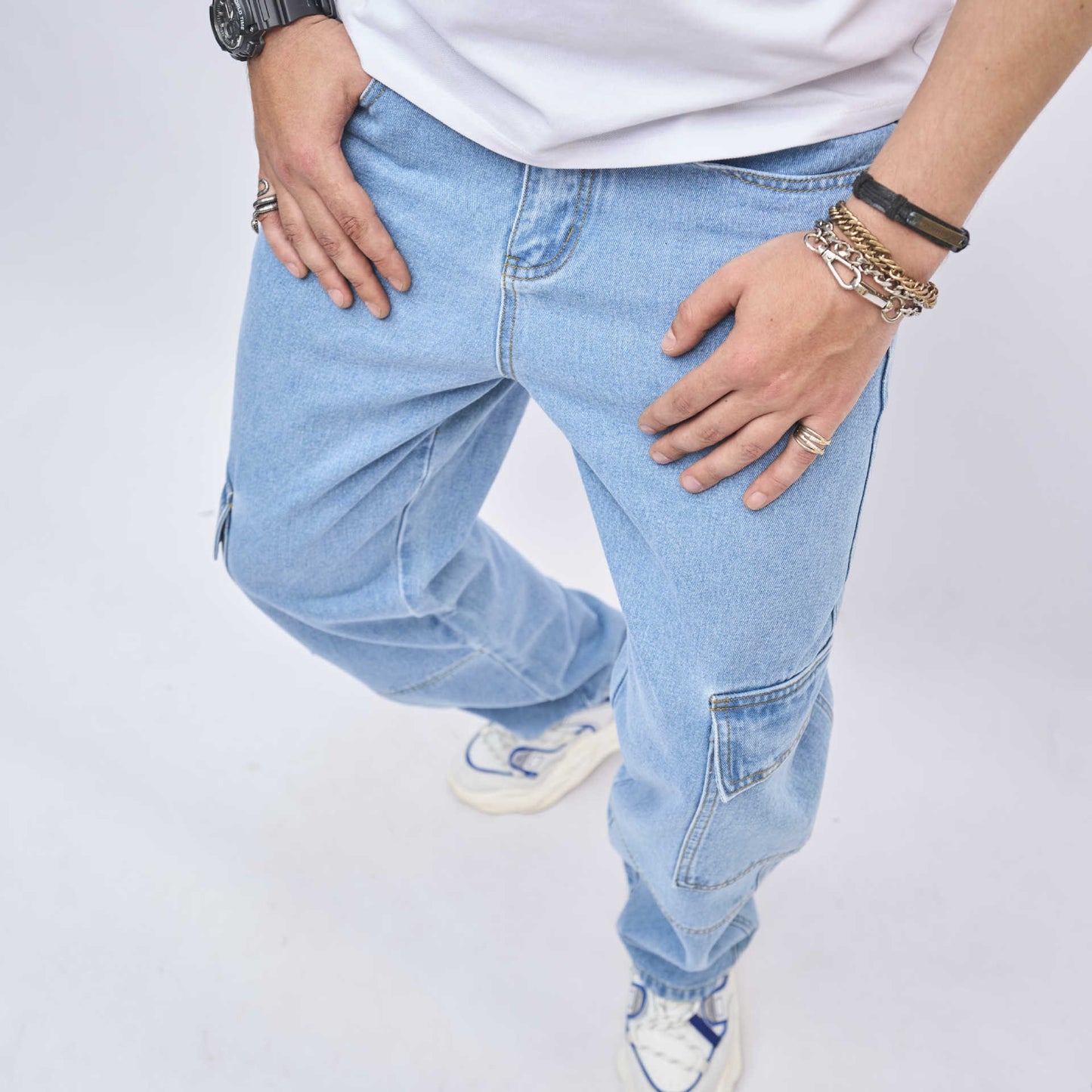 Jeans Men's American Style Trend Loose chicpolly