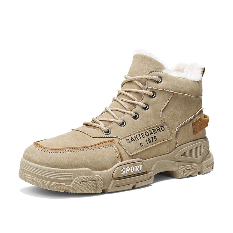 Casual Trendy High-top Boots chicpolly