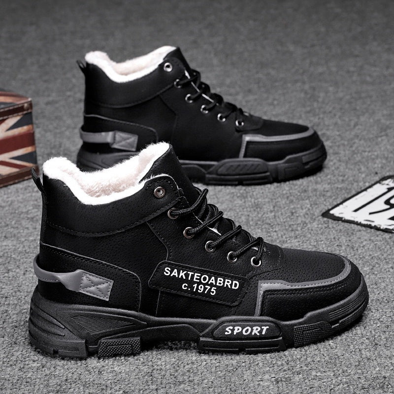 Casual Trendy High-top Boots chicpolly