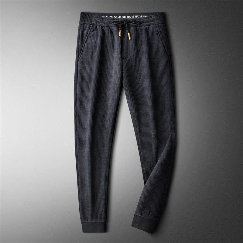 Loose Trendy Draping Straight New Casual Sports Pants Men chicpolly