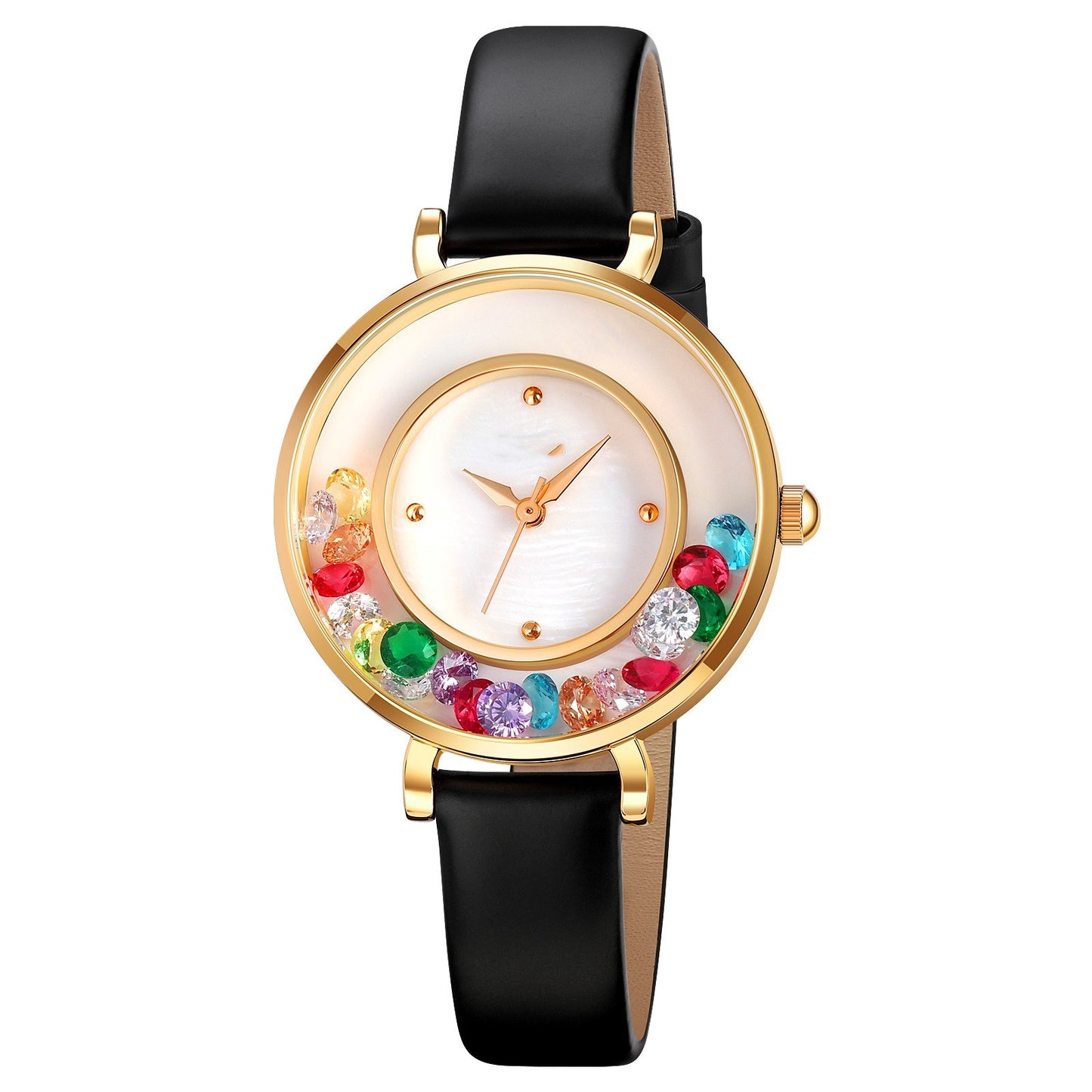 Elegant Gemstone Ball Exquisite Women's Watch chicpolly