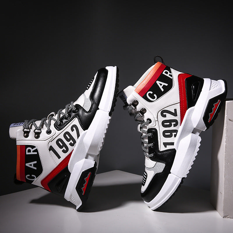 Versatile Air Force High Top Antiskid Shoes for men chicpolly