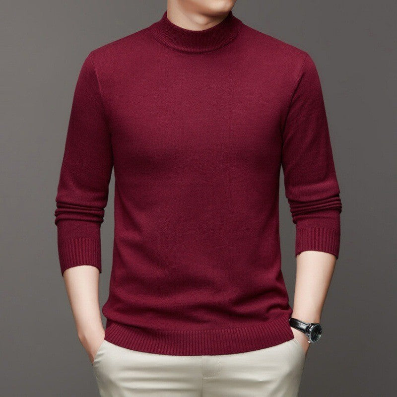 Men's Turtleneck Sweater Winter Thickening chicpolly