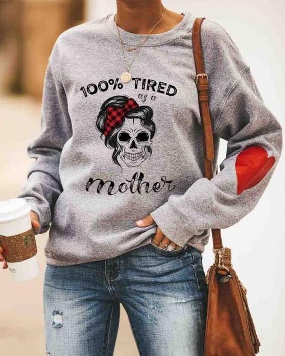 Long-sleeved Pullover Loose Round Neck Blouse Women chicpolly