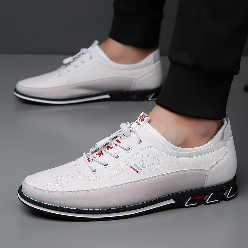 Genuine Leather Sports Comfortable And Non-slip Waterproof Leather Shoes Men's chicpolly