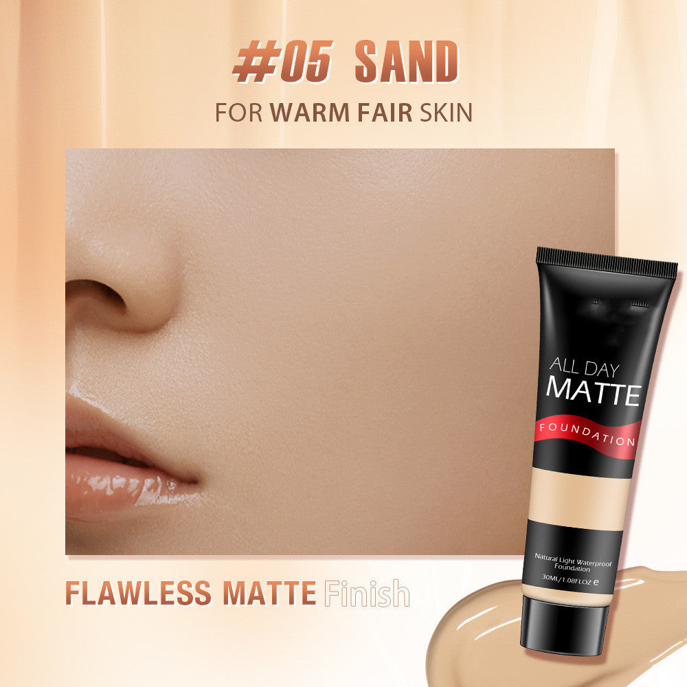 30ML Compact Liquid Foundation Long-lasting Moisturizing And Oil Controlling Smear-proof Makeup Foundation chicpolly