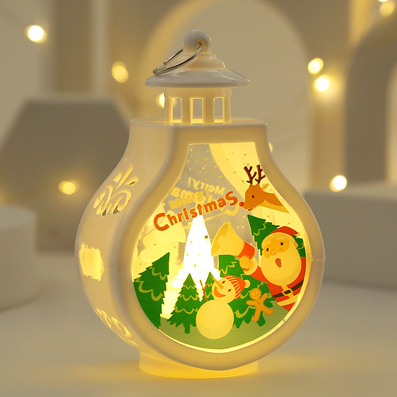 Christmas Candle Lamp Romantic Ornaments chicpolly