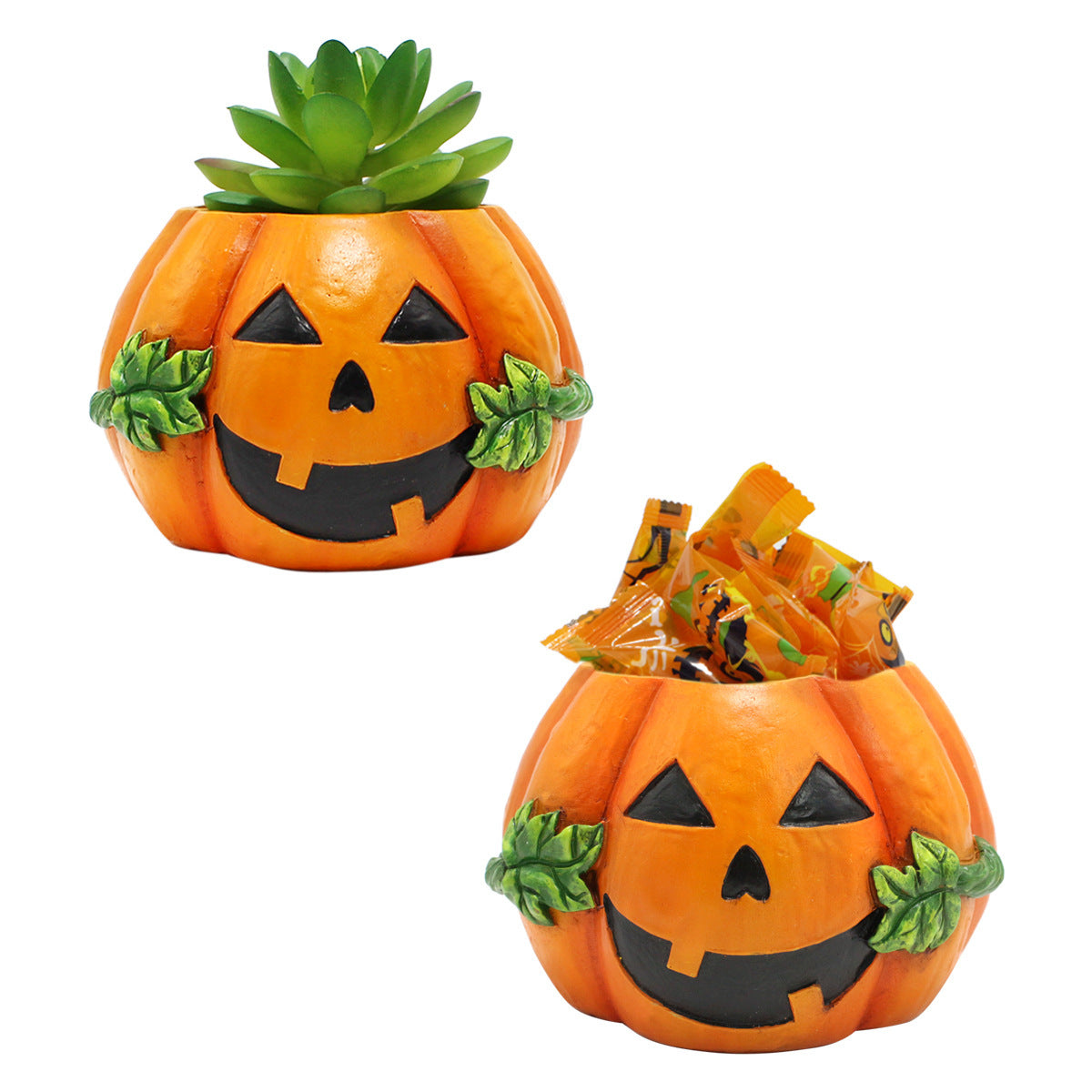 Halloween Pumpkin Decoration Flower Pot chicpolly