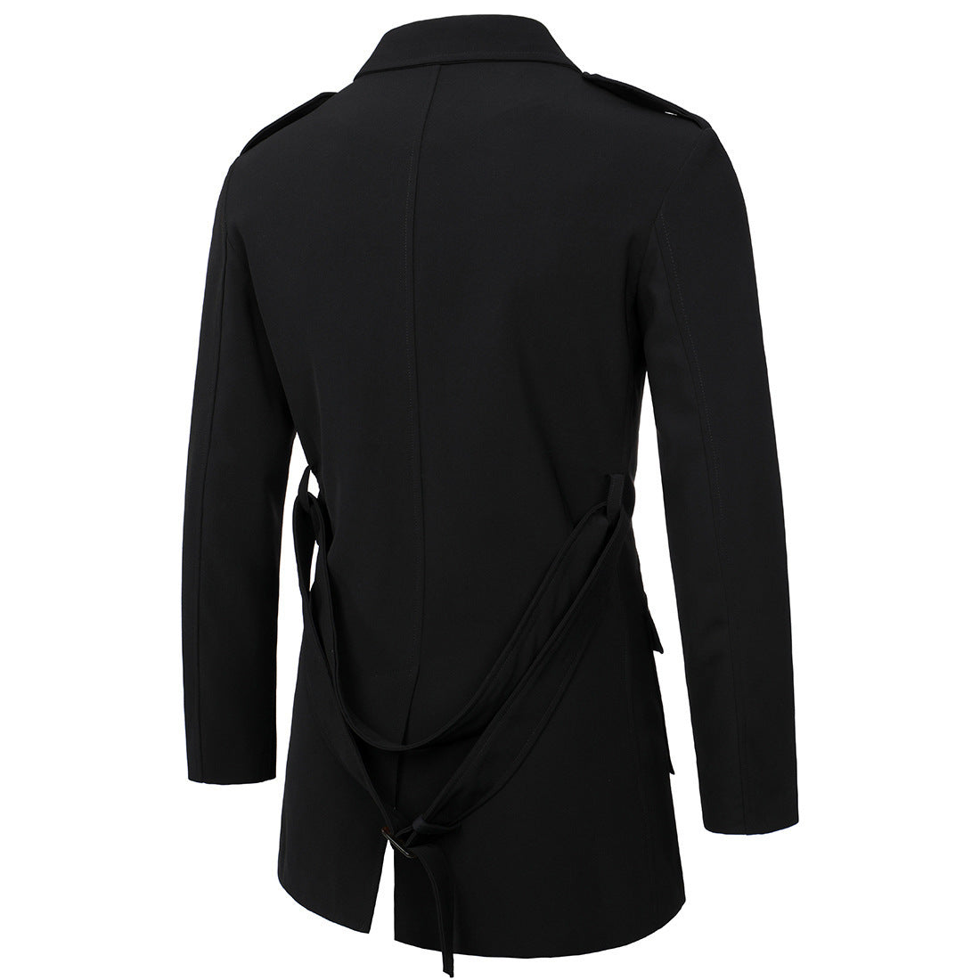 Men's Hunting Clothes Medium Length Men's Casual Suit Trench Coat chicpolly