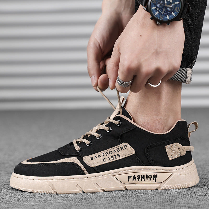 Boys Low-top Sneakers Umbrella Canvas Shoes Versatile Sports Casual Shoes chicpolly