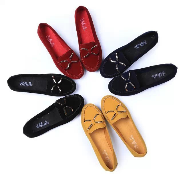 Fashion Bowknot Flats Shoes Women Casual Solid Loafers Cozy Shoes chicpolly