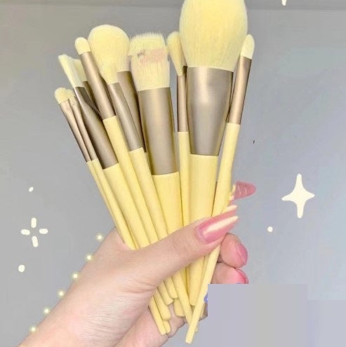 13Pcs Makeup Brush Set Make Up Concealer Brush Blush Powder Brush Eye Shadow Highlighter Foundation Brush Cosmetic Beauty Tools chicpolly