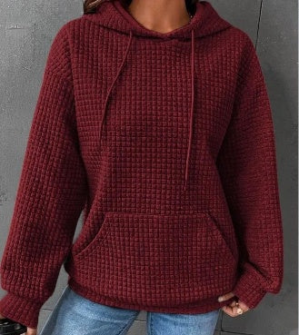 Women's Loose Casual Solid Color Long-sleeved Sweater chicpolly