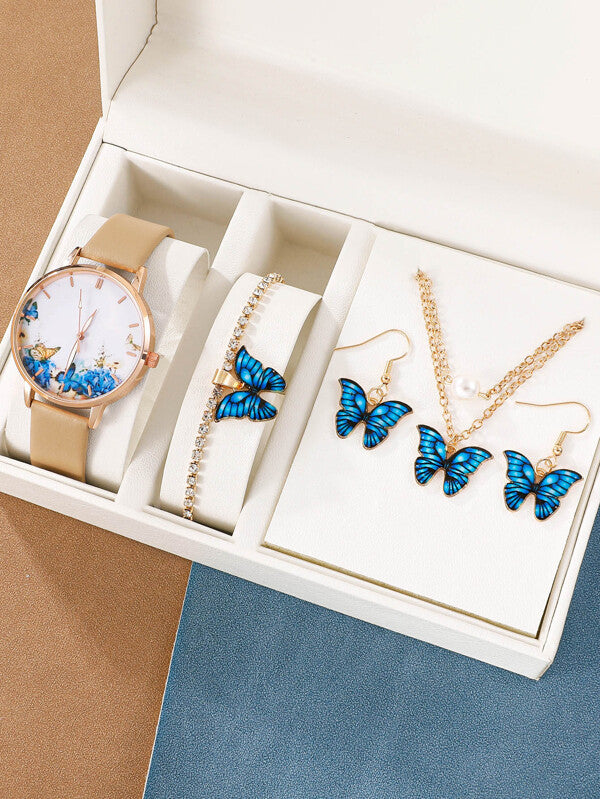 Fashion Butterfly Women's Belt Watch chicpolly