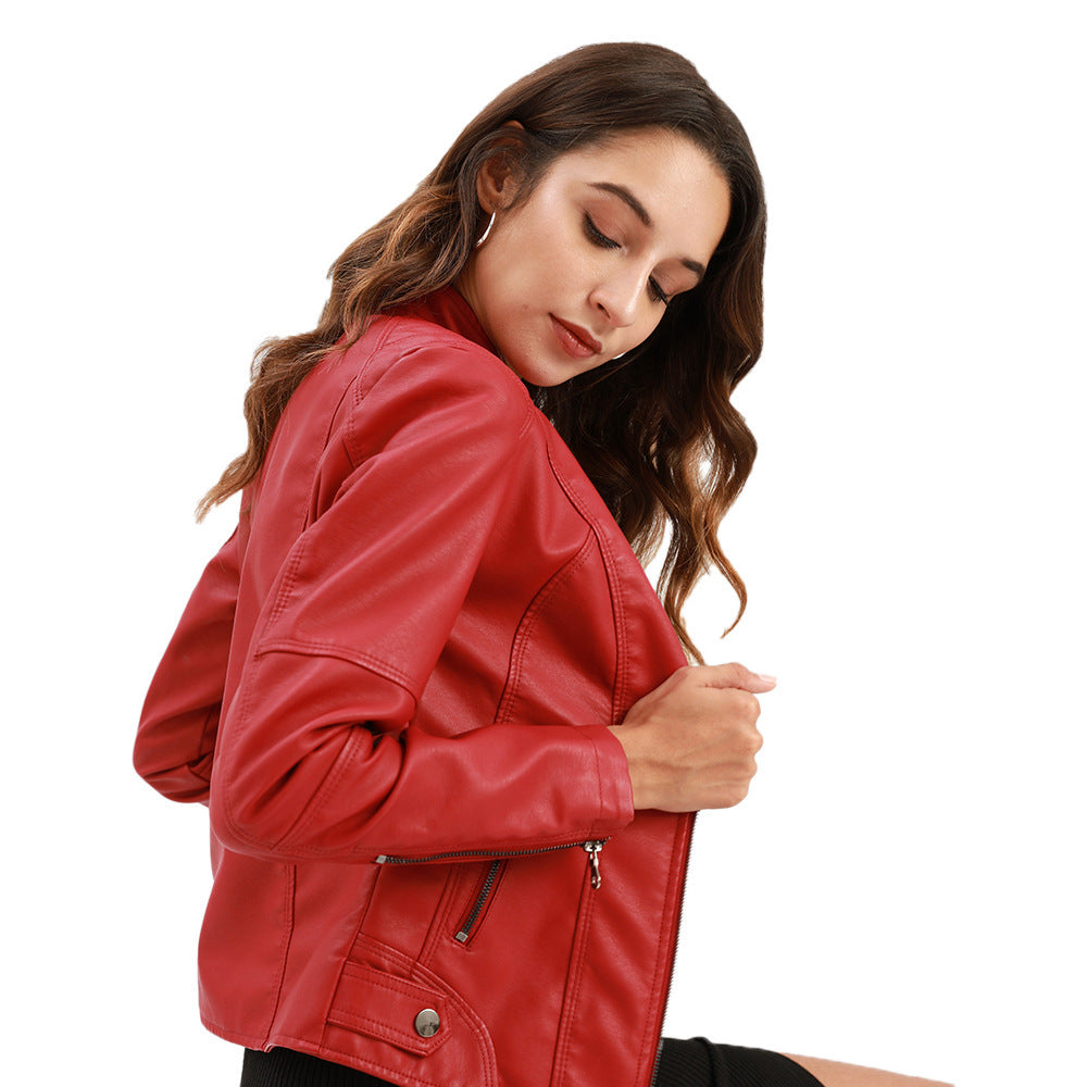 Women's Leather Jackets new Style chicpolly