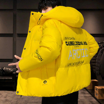 Men's Bakery Coat Cotton Short Winter Jacket chicpolly